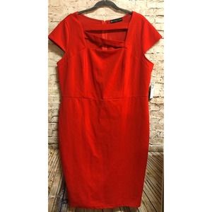 NEW! Fashion to Figure Red Caged Bodycon Dress Plus Size 2X NWT $48.90 MSRP